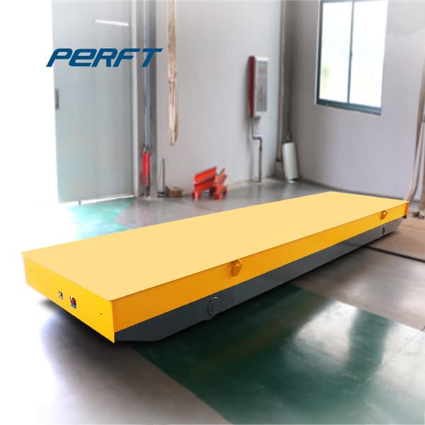 Cable Powered Electric Flat Cart For Handling Heavy Material